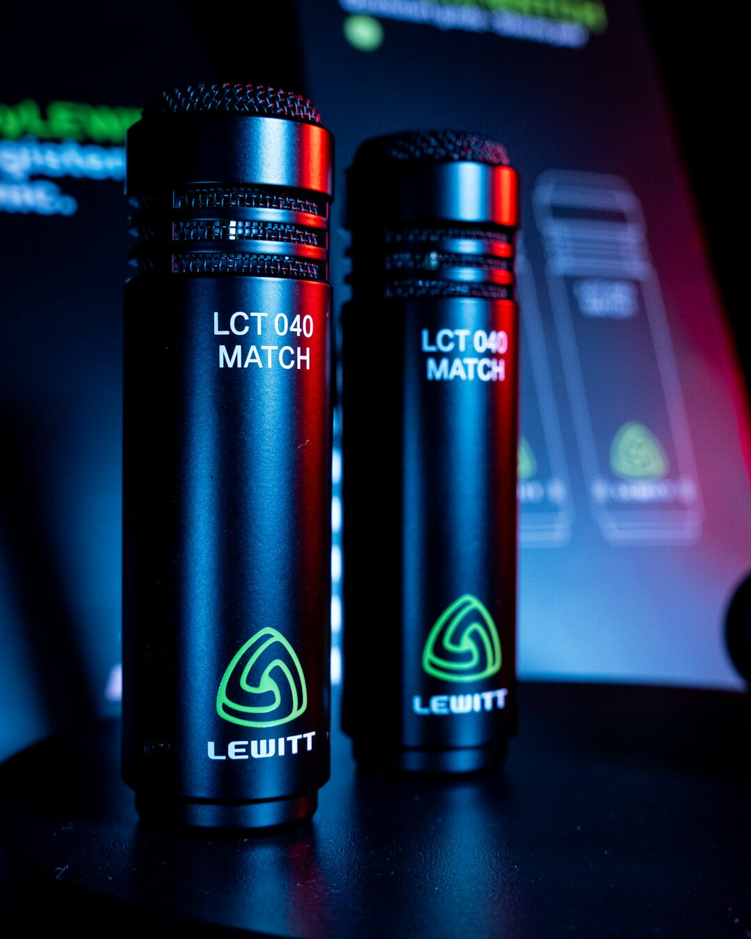 Bundle of microphones at a press conference